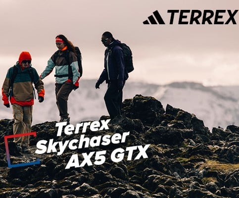 Adidas navdušuje z novimi modeli Terrex: Terrex Skychaser AX5 GTX in Adidas Terrex Skychaser AX5 Mid GTX