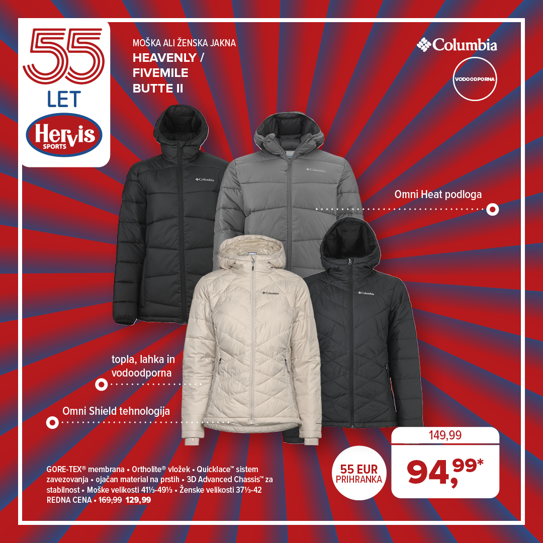 Columbia Heavenly/Fivemile Butte II jakne