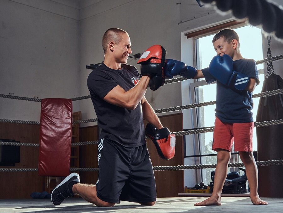 Trening boksa za otroke