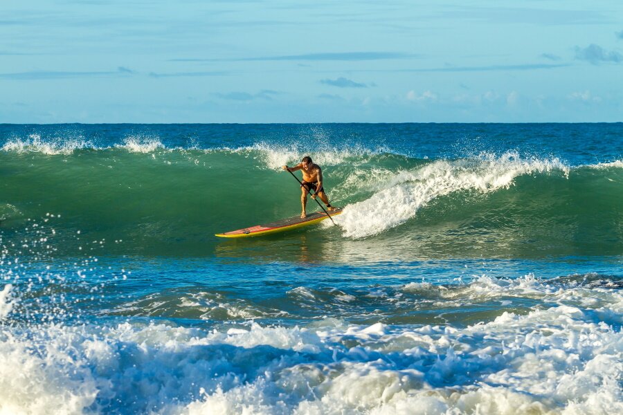 S sup desko lahko tudi surfate!