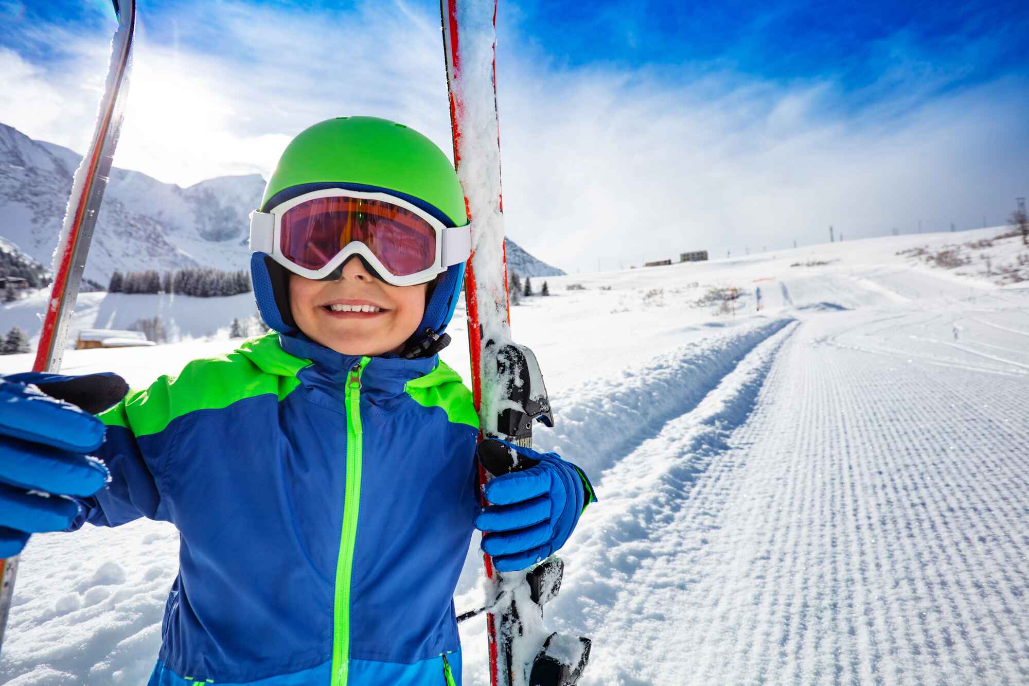 Priprave na prvi obisk smučarske šole