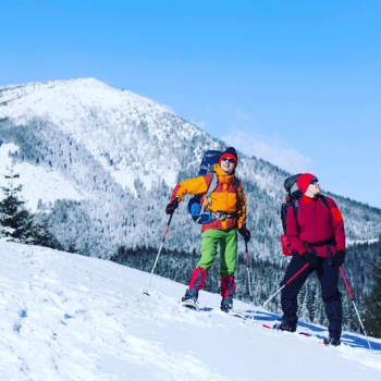 Otroška smučarska šola.